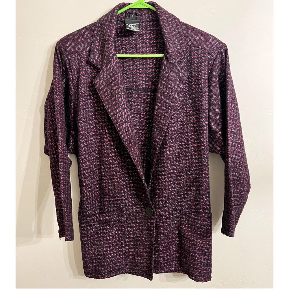 Uzzi Vintage Oversized Wool-blend Blazer
